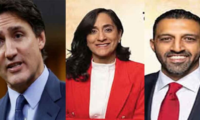 कनाडा में ट्रूडो के इस्तीफे के बाद दो भारतवंशी भी पीएम की दौड़ में, अनीता आनंद और जॉर्ज चहल के नाम छाए