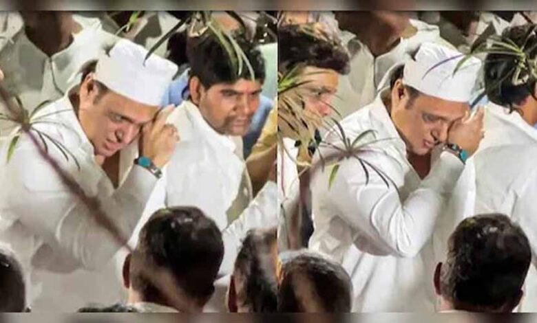 गोविंदा सेक्रेटरी शशि प्रभु के अंतिम संस्कार में फूट-फूटकर रोए