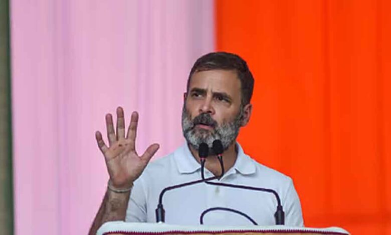 राहुल गांधी ने गुजरात में वर्कर्स डायलॉग कार्यक्रम को किया संबोधित, कहा-भाजपा से मिले हुए हैं कांग्रेस के नेता