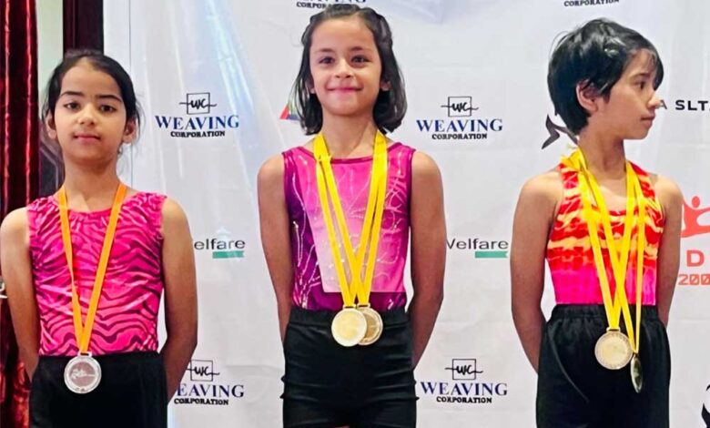 भोपाल की मायरा मेहता ने ऑल इंडिया जिम्नास्टिक्स चैंपियनशिप में दो स्वर्ण पदक जीते