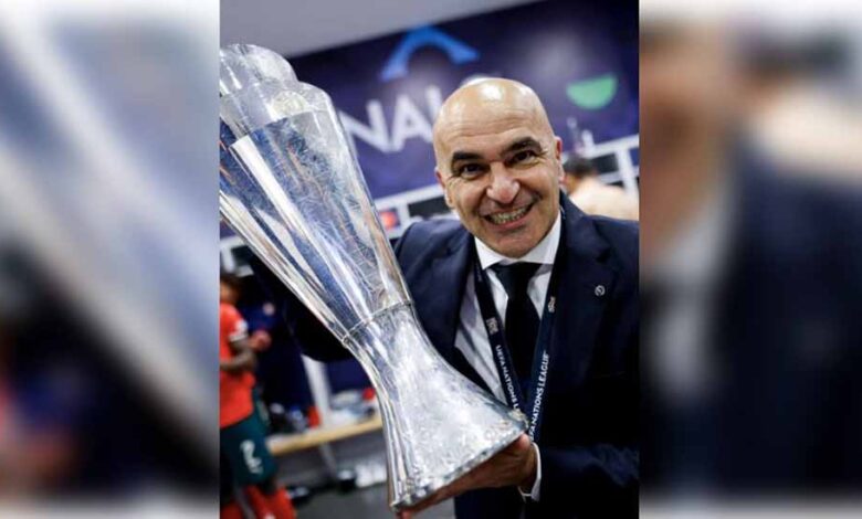 स्पेन को 5-3 से हराकर नेशंस लीग का खिताब जीतने वाली पुर्तगाल टीम के हेड कोच रोबर्टो मार्टिनेज बेहद खुश दिखे