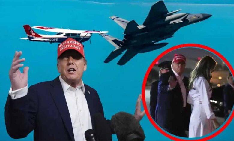 डोनाल्ड ट्रंप की सुरक्षा में बड़ी चूक, गोल्फ कोर्स के ऊपर एक विमान के उड़ने से सीक्रेट सर्विस में हड़कंप