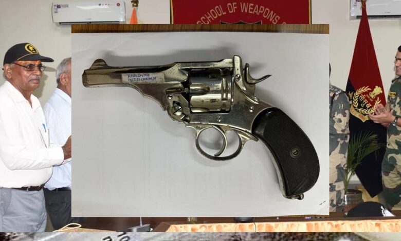 100 साल पुरानी ऐतिहासिक रिवाल्वर बनेगी इंदौर बीएसएफ म्यूजियम की नई पहचान