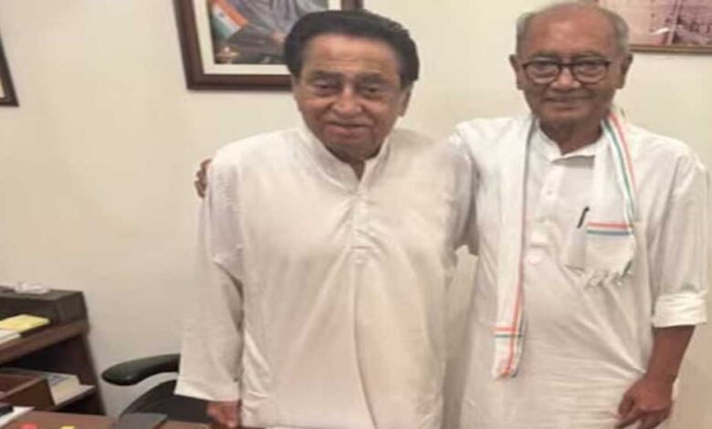 दिग्विजय ने कमलनाथ के लिए लिखा, मनभेद की बात को किया खारिज; दिल्ली में दोनों नेताओं की मुलाकात