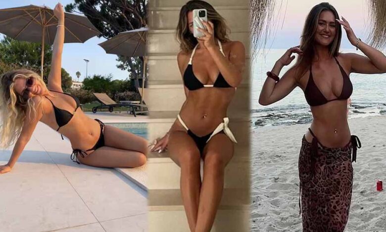 सर इयान बॉथम की पोती इमानी जेन बॉथम की बिकिनी फोटोज़ सोशल मीडिया पर वायरल इमानी जेन बॉथम ने शेयर की बिकिनी तस्वीरें, फैंस बोले– इंटरनेट हुआ हॉट क्रिकेट लीजेंड इयान बॉथम की ग्रैंडडॉटर इमानी की ग्लैमरस तस्वीरों ने मचाया धमाल