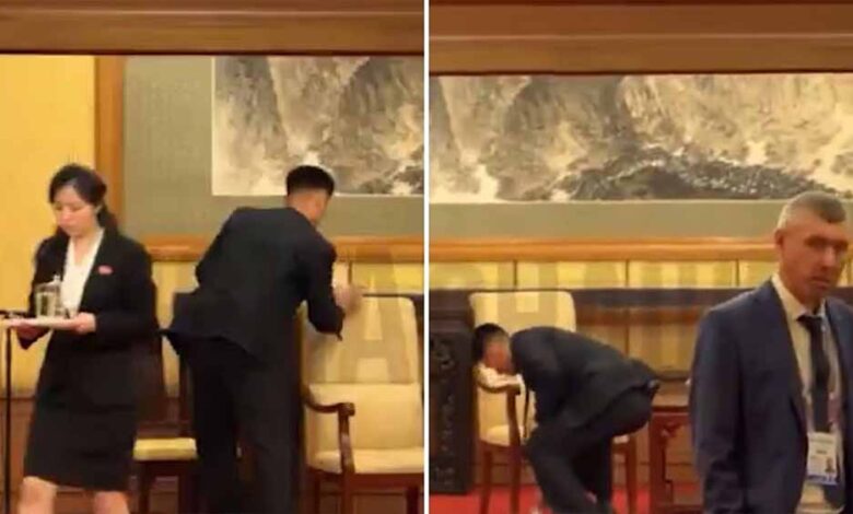 पुतिन से मिलने के बाद किम जोंग का जूठा गिलास ले गए बॉडीगार्ड्स, वीडियो वायरल