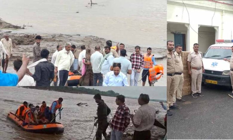 श्योपुर-बारां हाईवे 24 घंटे बंद, SDRF ने 15 ग्रामीणों और गर्भवती महिला को बचाया – Khabar Jagat