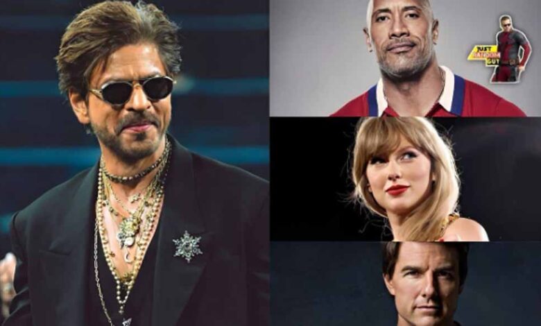 शाहरुख खान दुनिया के सबसे अमीर एक्टर बने, टॉम क्रूज और टेलर स्विफ्ट भी पीछे