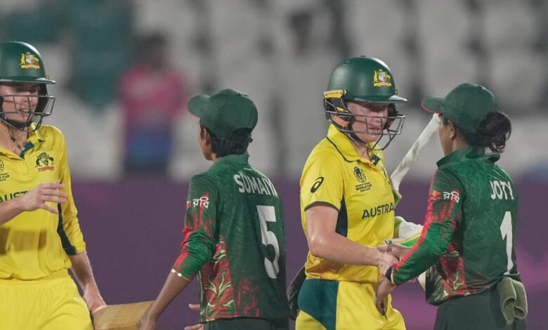 ऑस्ट्रेलिया ने मारी सेमीफाइनल में एंट्री, बांग्लादेश को करारी शिकस्त