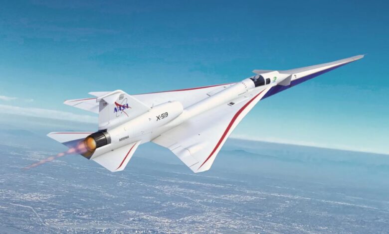 NASA का X-59 जेट पहली उड़ान में बना सबसे शांत सुपरसोनिक विमान