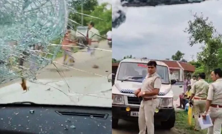 बंगाल में भाजपा प्रतिनिधिमंडल पर हमला, पथराव में सांसद मुर्मू घायल, सिर में लगी चोट