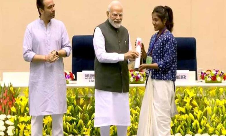 मध्यप्रदेश की बेटी ने राष्ट्रीय स्तर पर कौशल विकास का परचम लहराया