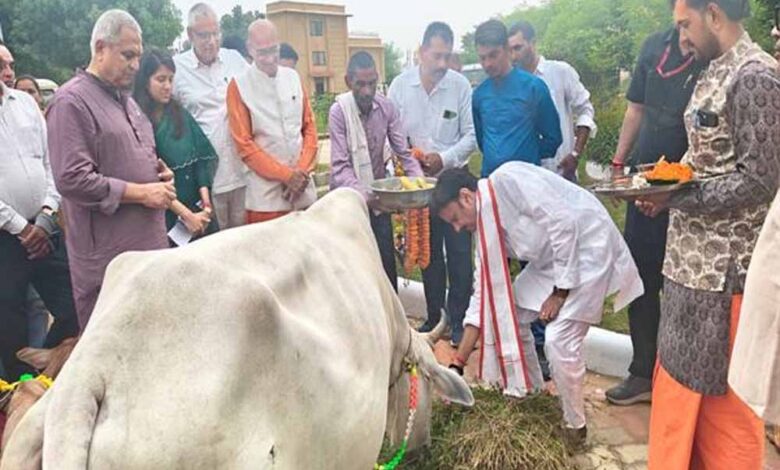 गोवर्धन पूजा प्रकृति से जुड़े रहने की देती है सीख- उप मुख्यमंत्री शुक्ल