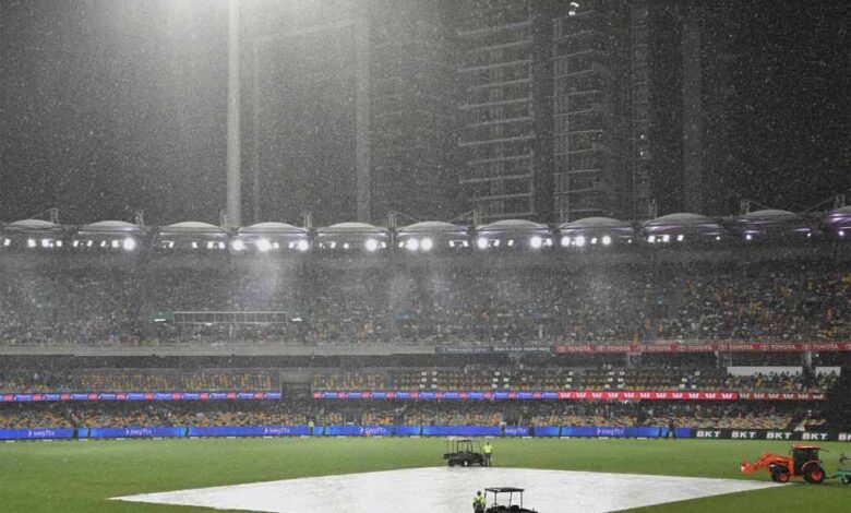 बारिश ने रोका खेल, लेकिन सीरीज भारत के नाम! गाबा T20 रद्द