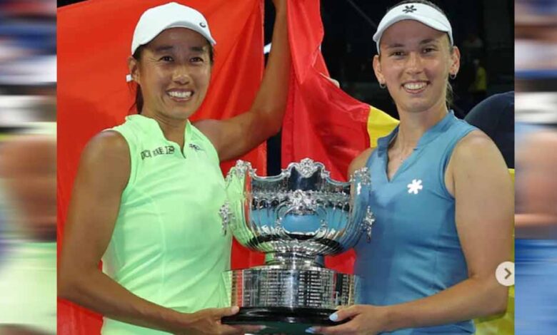 एलिस मर्टेंस और झांग शुआई ने महिला डबल्स का खिताब जीता – Khabar Jagat