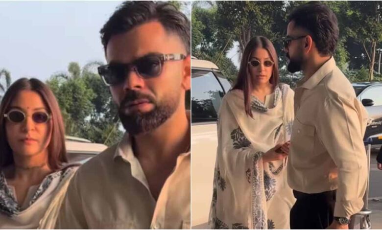 टी20 वर्ल्ड कप में पाकिस्तान पर शानदार जीत के बाद मुंबई लौटे विराट-अनुष्का