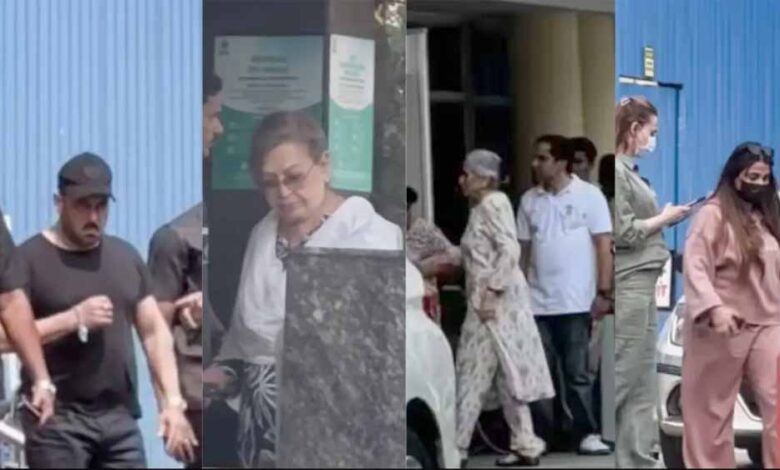 अस्पताल में भर्ती लेखक सलीम खान, बेटे सलमान खान समेत परिवार के सदस्य हालचाल जानने पहुँचे