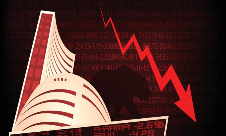 5 लाख करोड़ की स्वाहा! सेंसेक्स में 1000 अंक की गिरावट, अचानक क्यों आई भारी कमी?
